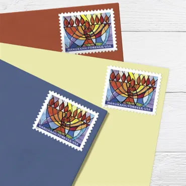 2022 Hanukkah Forever First Class Postage Stamps