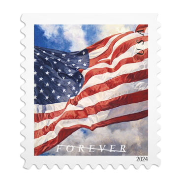 2024 U.S. Flags Forever First Class Postage Stamps