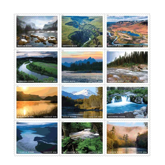 2019 Wild And Scenic Rivers Forever First Class Postage Stamps